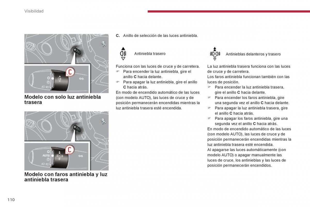 Peugeot 3008 Hybrid manual del propietario / page 112