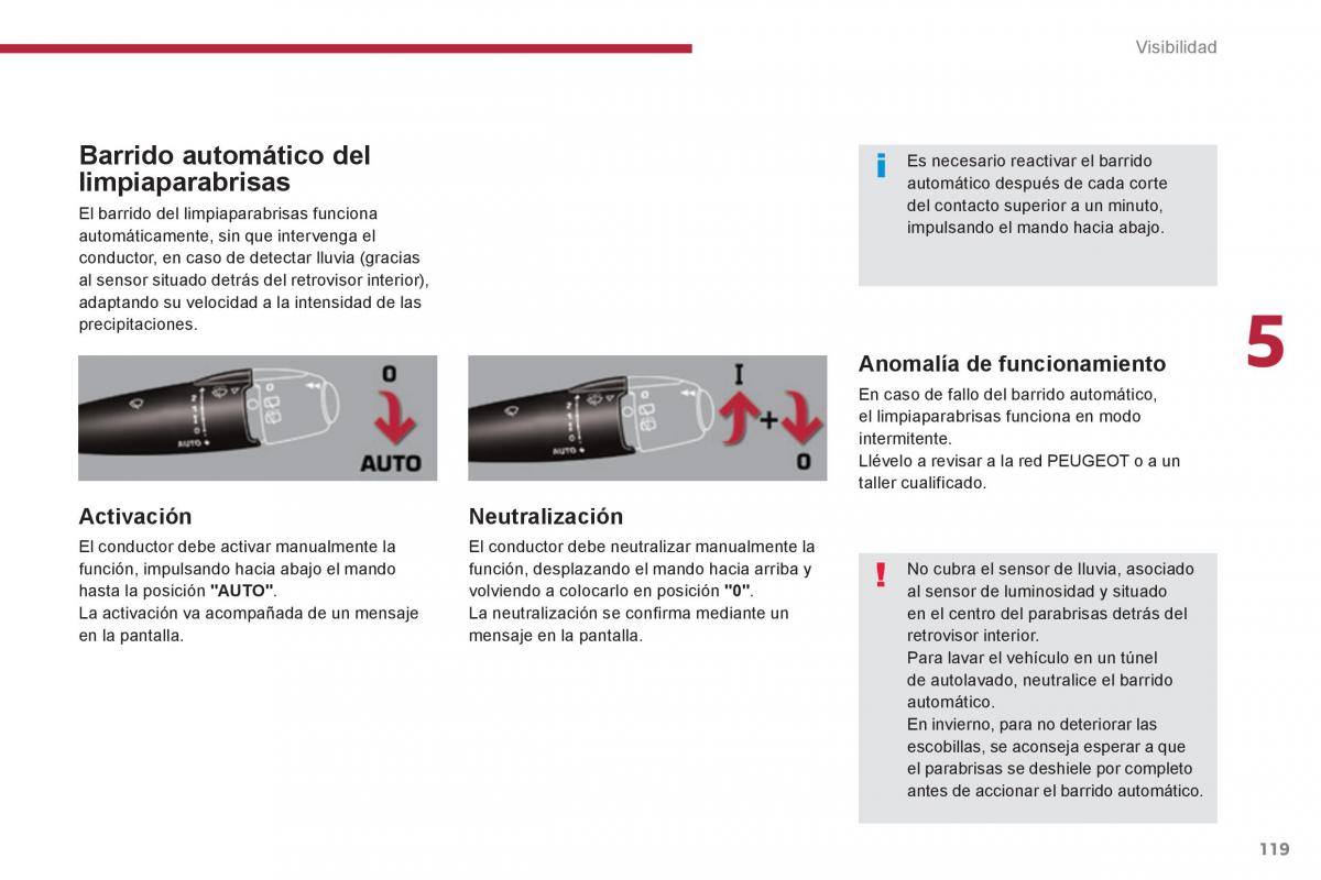 Peugeot 3008 Hybrid manual del propietario / page 121