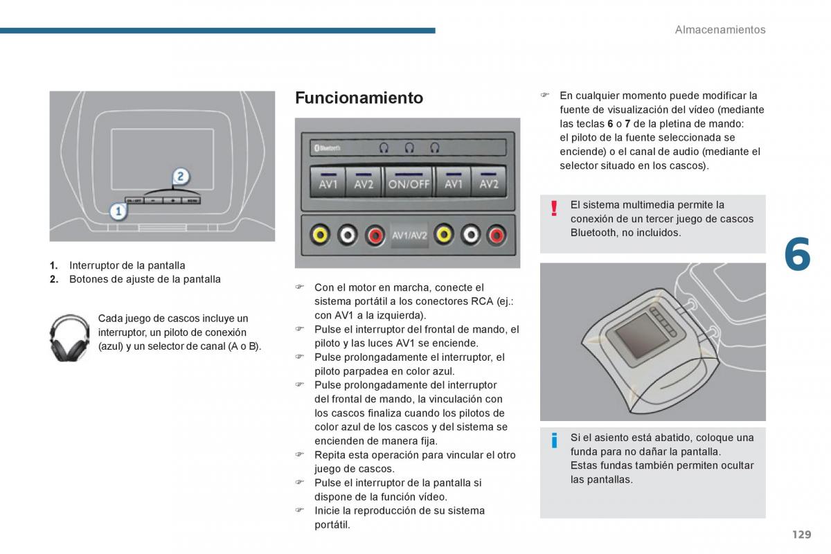 Peugeot 3008 Hybrid manual del propietario / page 131