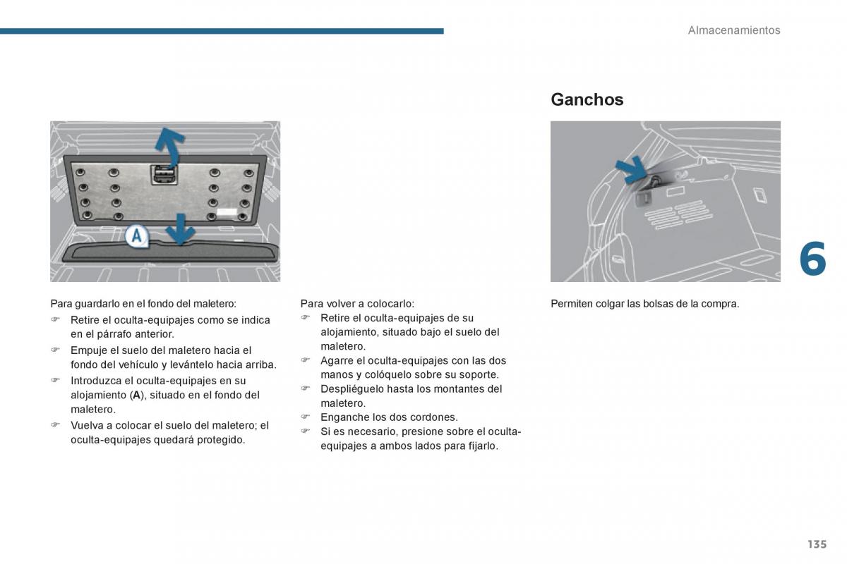 Peugeot 3008 Hybrid manual del propietario / page 137