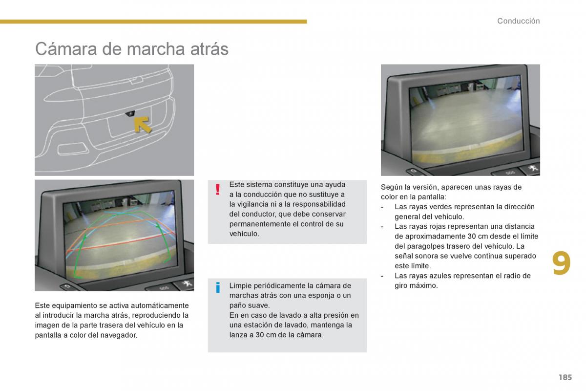 Peugeot 3008 Hybrid manual del propietario / page 187