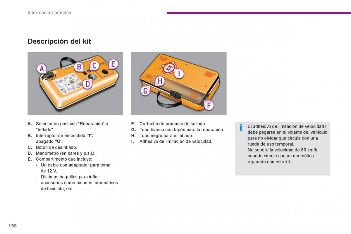 Peugeot 3008 Hybrid manual del propietario / page 200