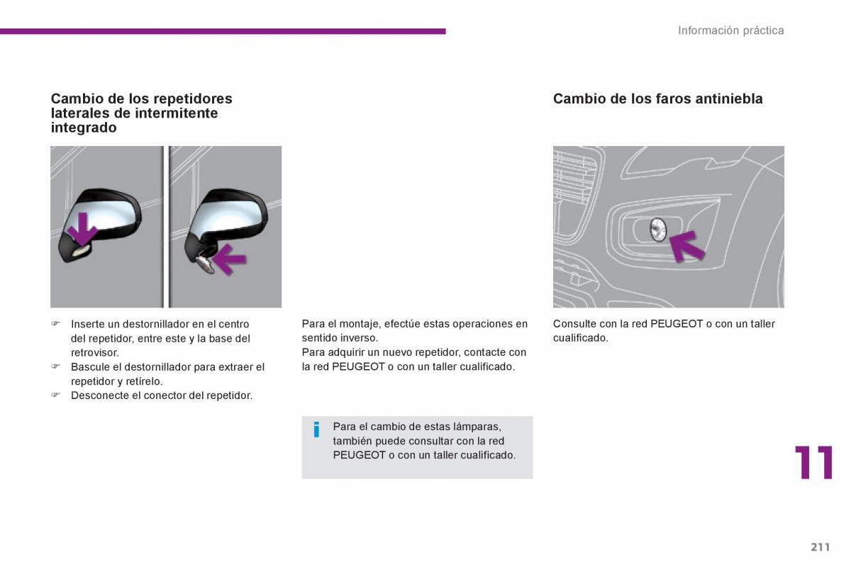 Peugeot 3008 Hybrid manual del propietario / page 213