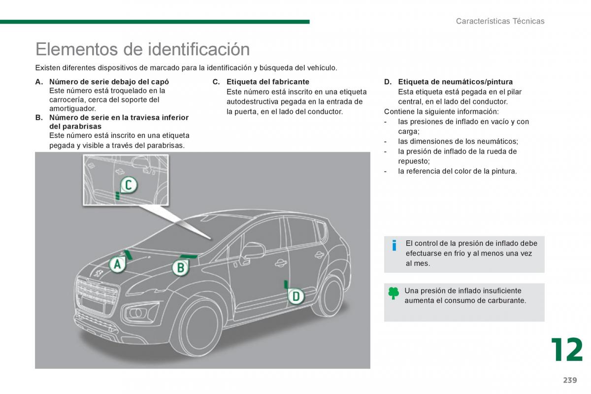 Peugeot 3008 Hybrid manual del propietario / page 241