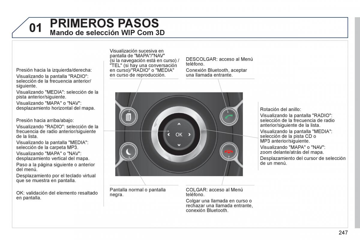 Peugeot 3008 Hybrid manual del propietario / page 249