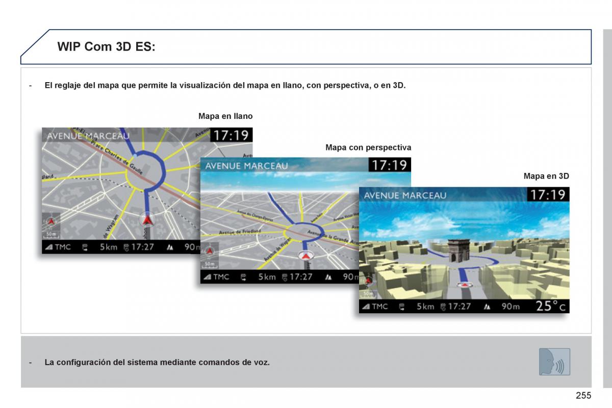 Peugeot 3008 Hybrid manual del propietario / page 257