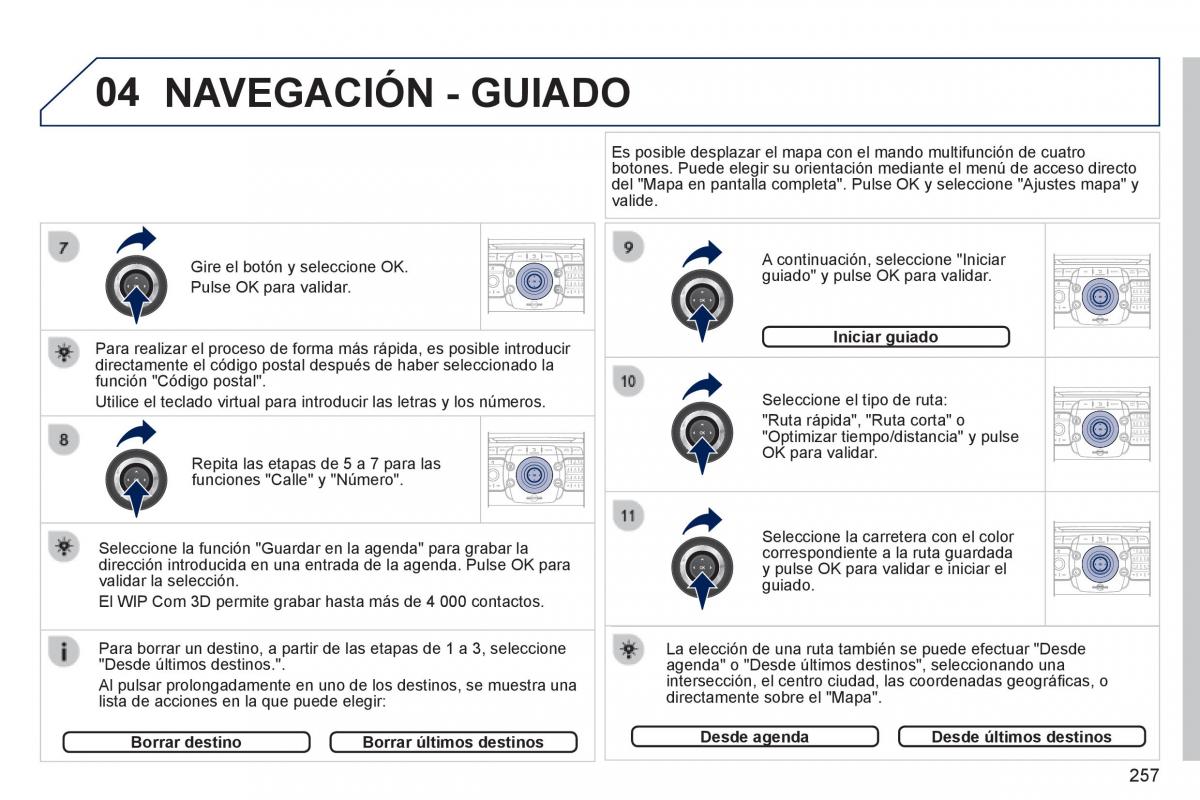 Peugeot 3008 Hybrid manual del propietario / page 259