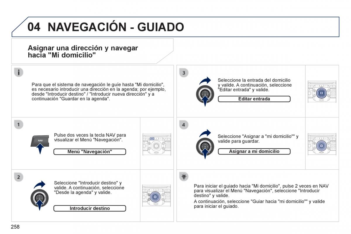 Peugeot 3008 Hybrid manual del propietario / page 260