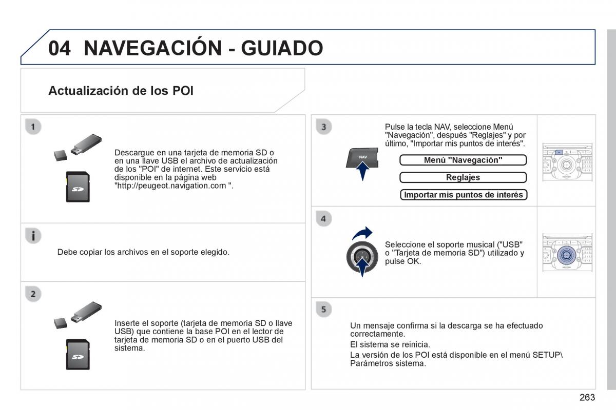 Peugeot 3008 Hybrid manual del propietario / page 265