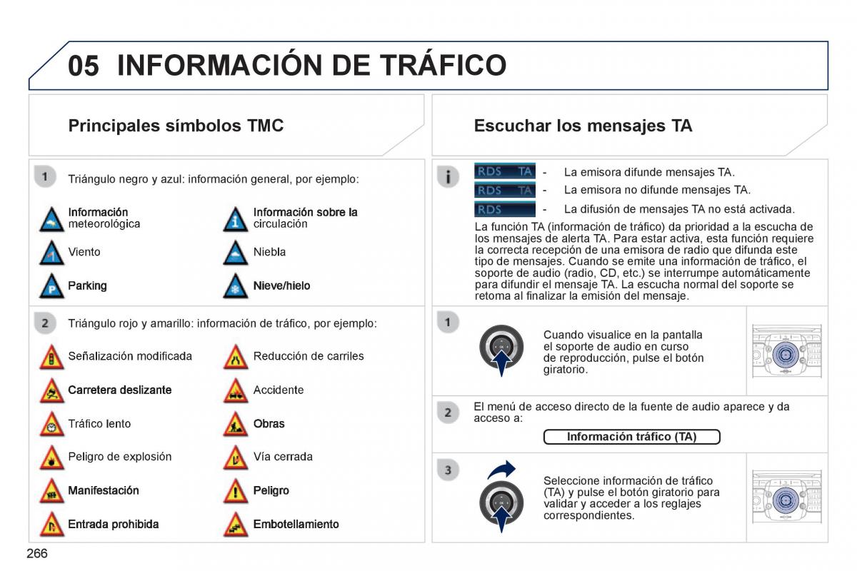 Peugeot 3008 Hybrid manual del propietario / page 268