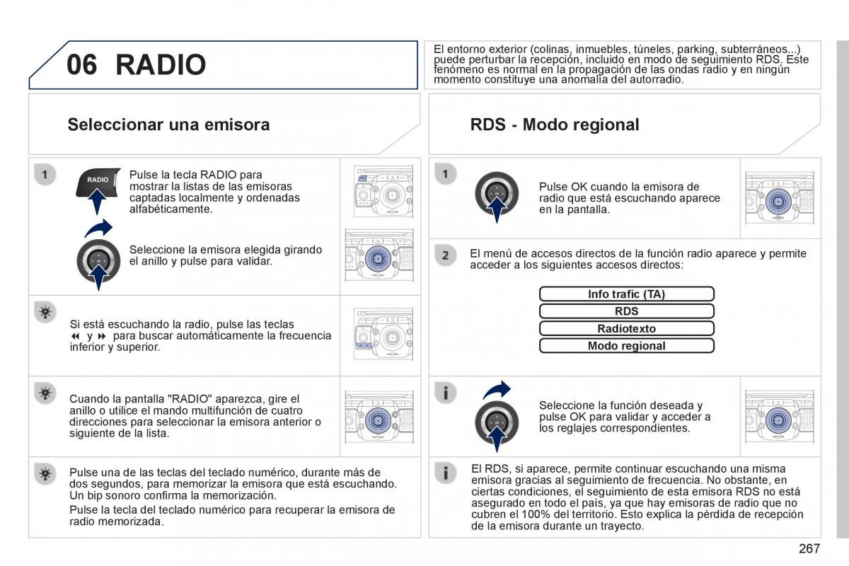 Peugeot 3008 Hybrid manual del propietario / page 269