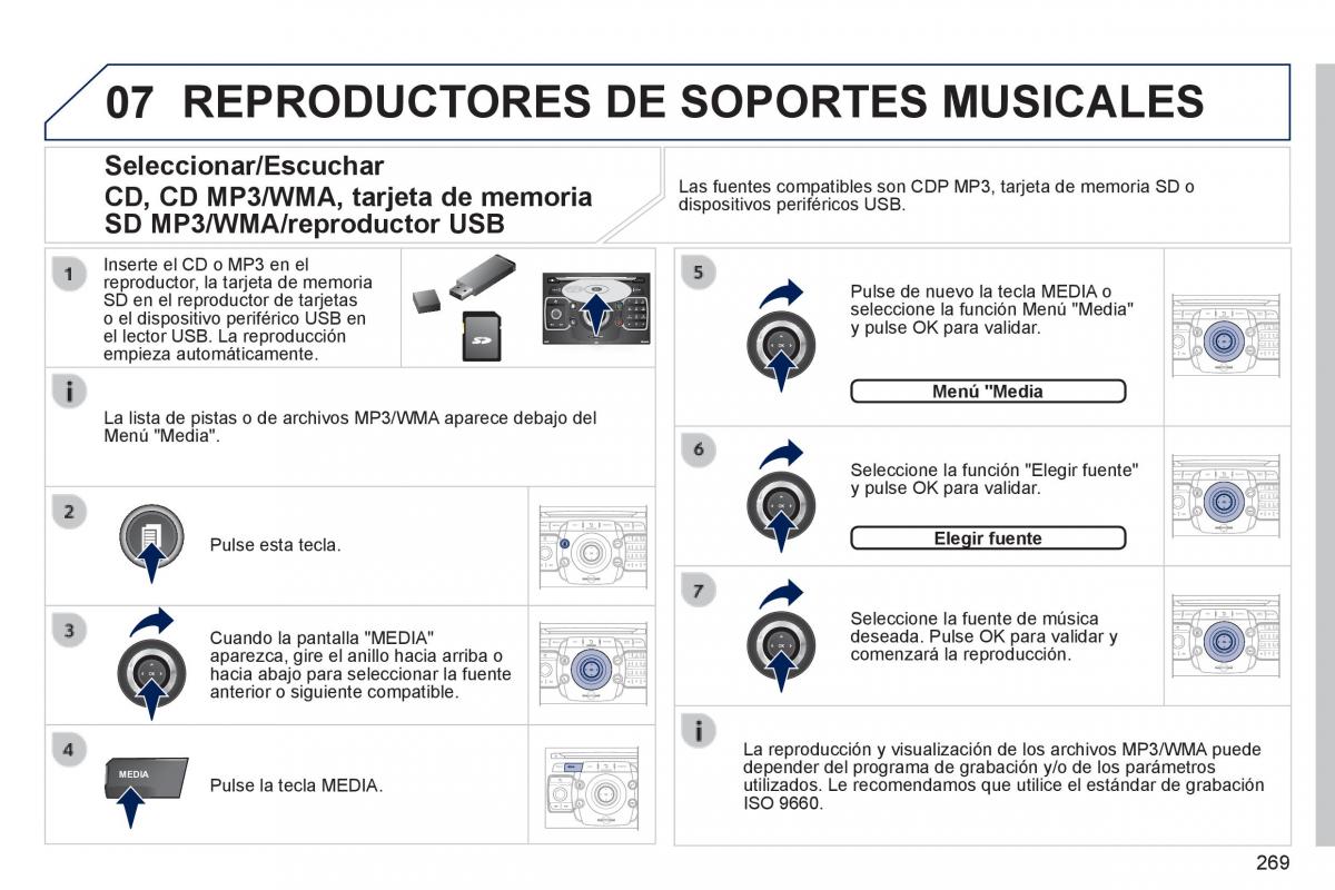 Peugeot 3008 Hybrid manual del propietario / page 271