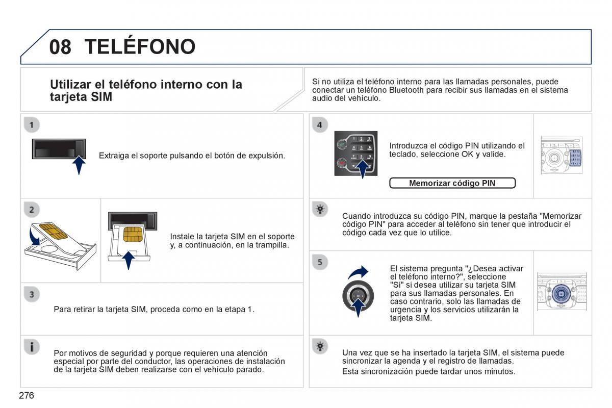 Peugeot 3008 Hybrid manual del propietario / page 278