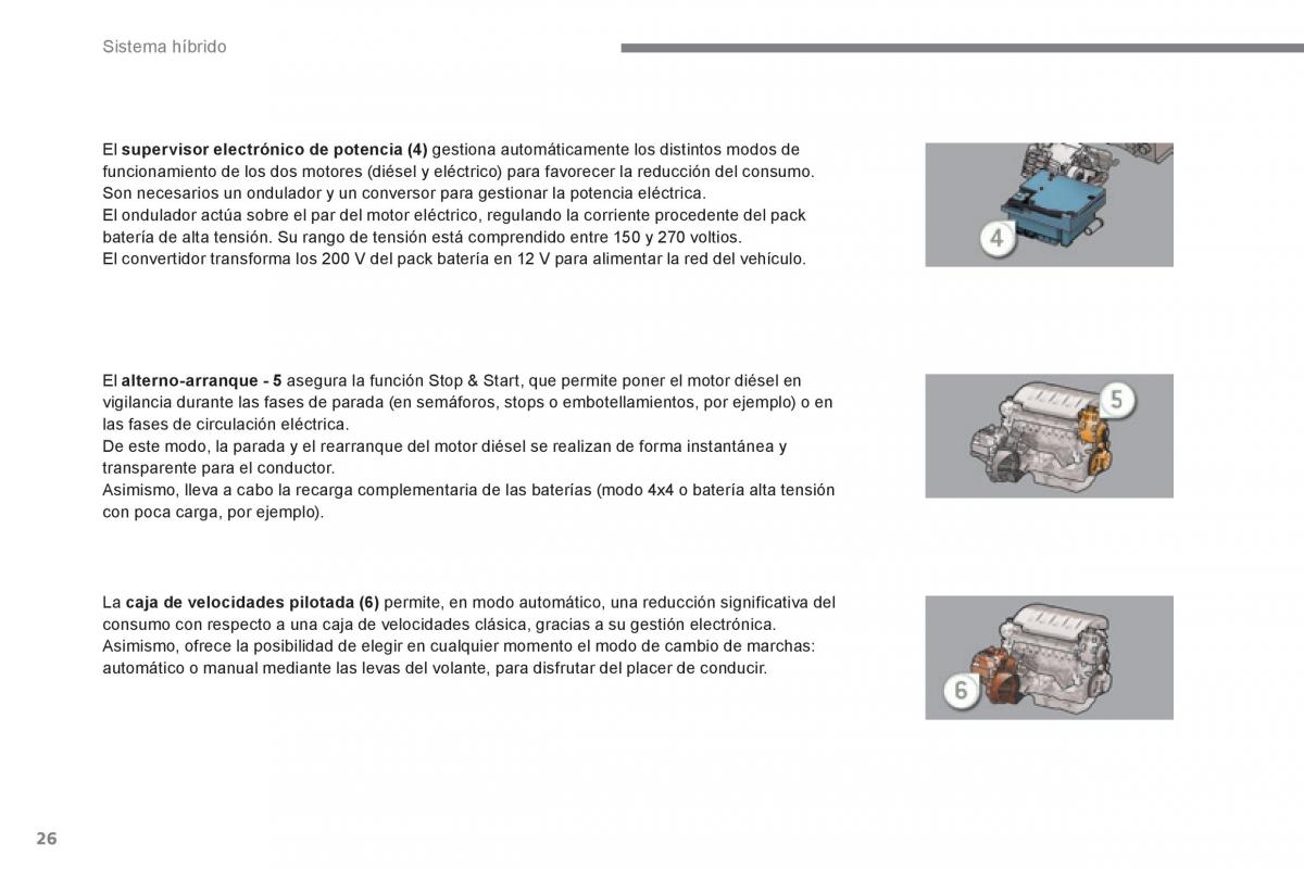 Peugeot 3008 Hybrid manual del propietario / page 28