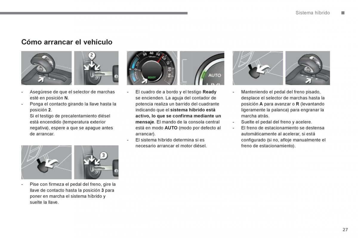 Peugeot 3008 Hybrid manual del propietario / page 29