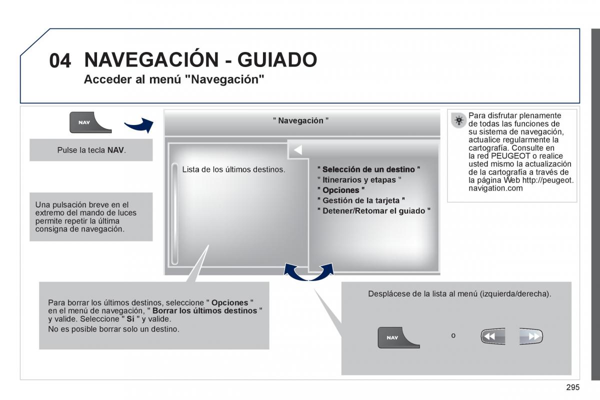 Peugeot 3008 Hybrid manual del propietario / page 297