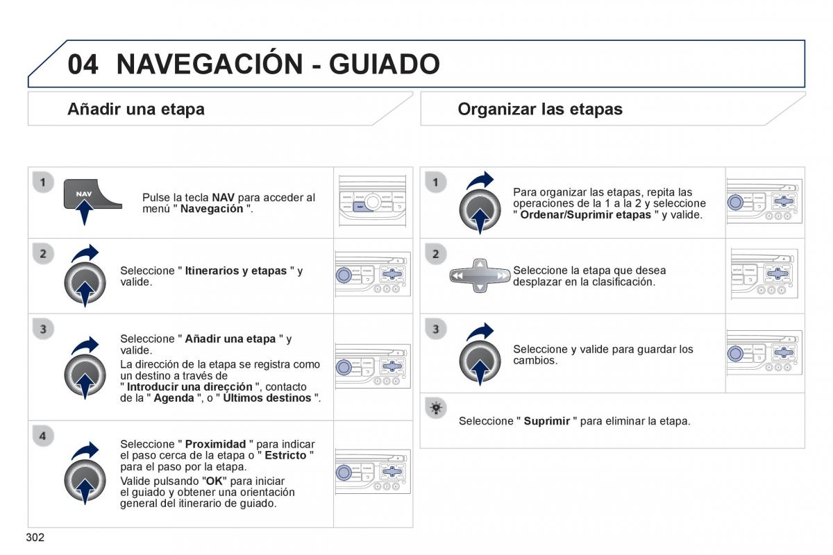 Peugeot 3008 Hybrid manual del propietario / page 304