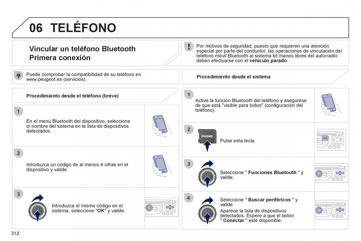 Peugeot 3008 Hybrid manual del propietario / page 314