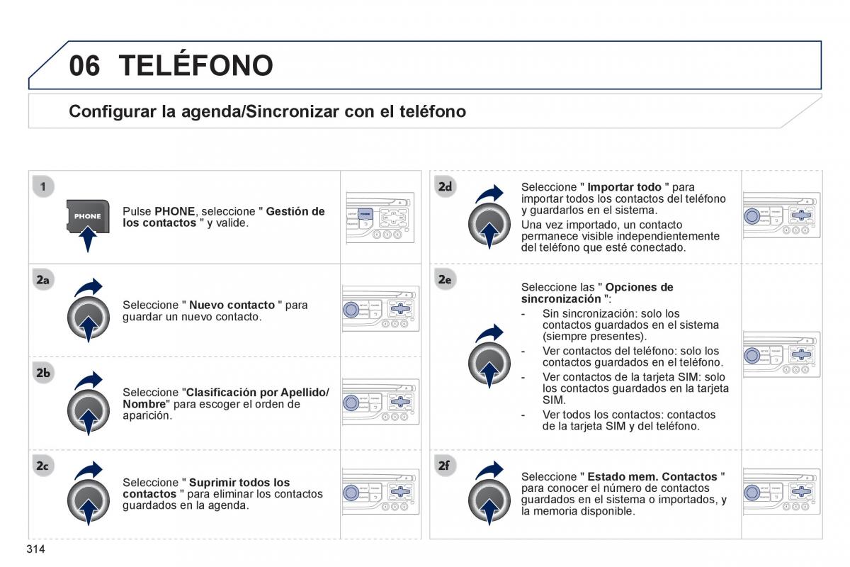 Peugeot 3008 Hybrid manual del propietario / page 316