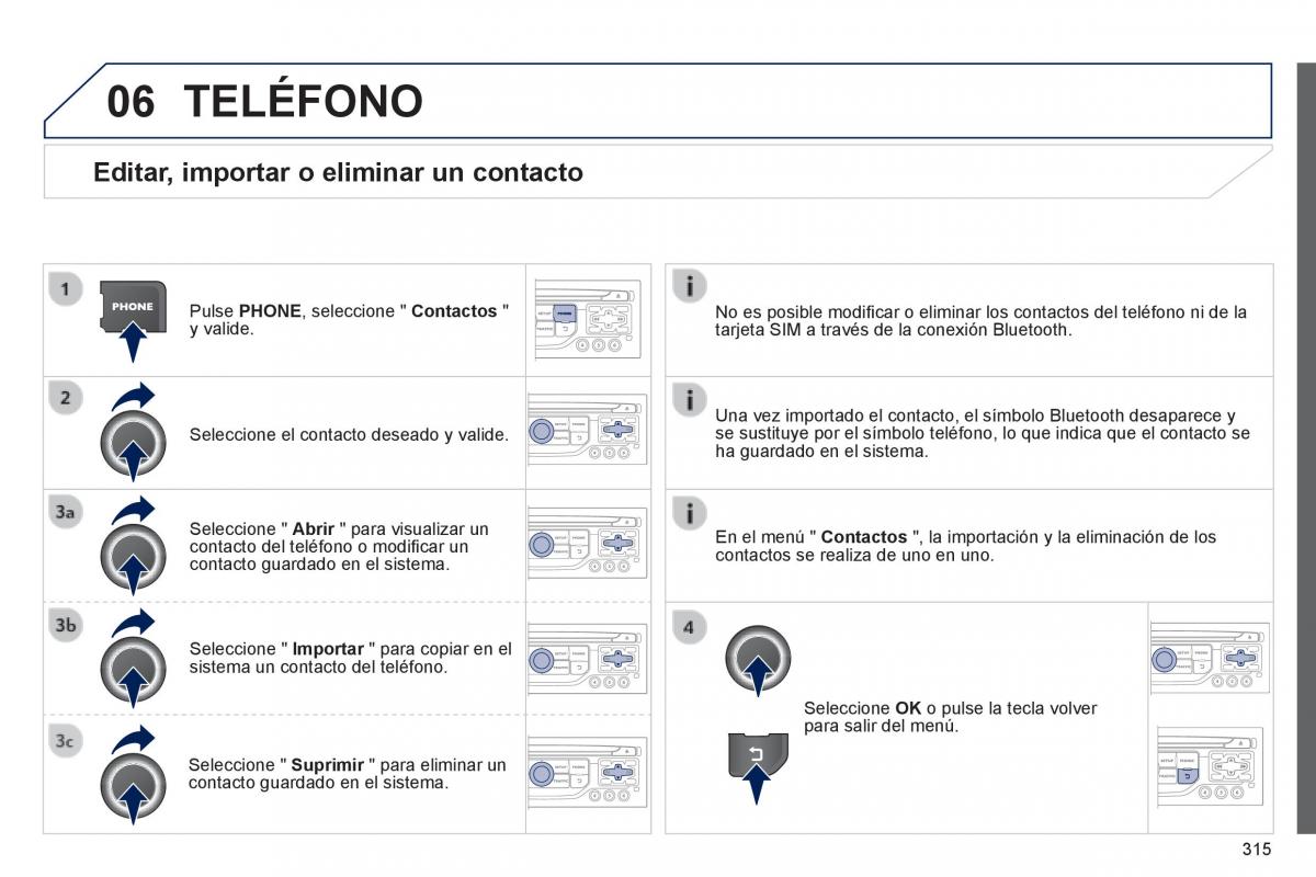 Peugeot 3008 Hybrid manual del propietario / page 317