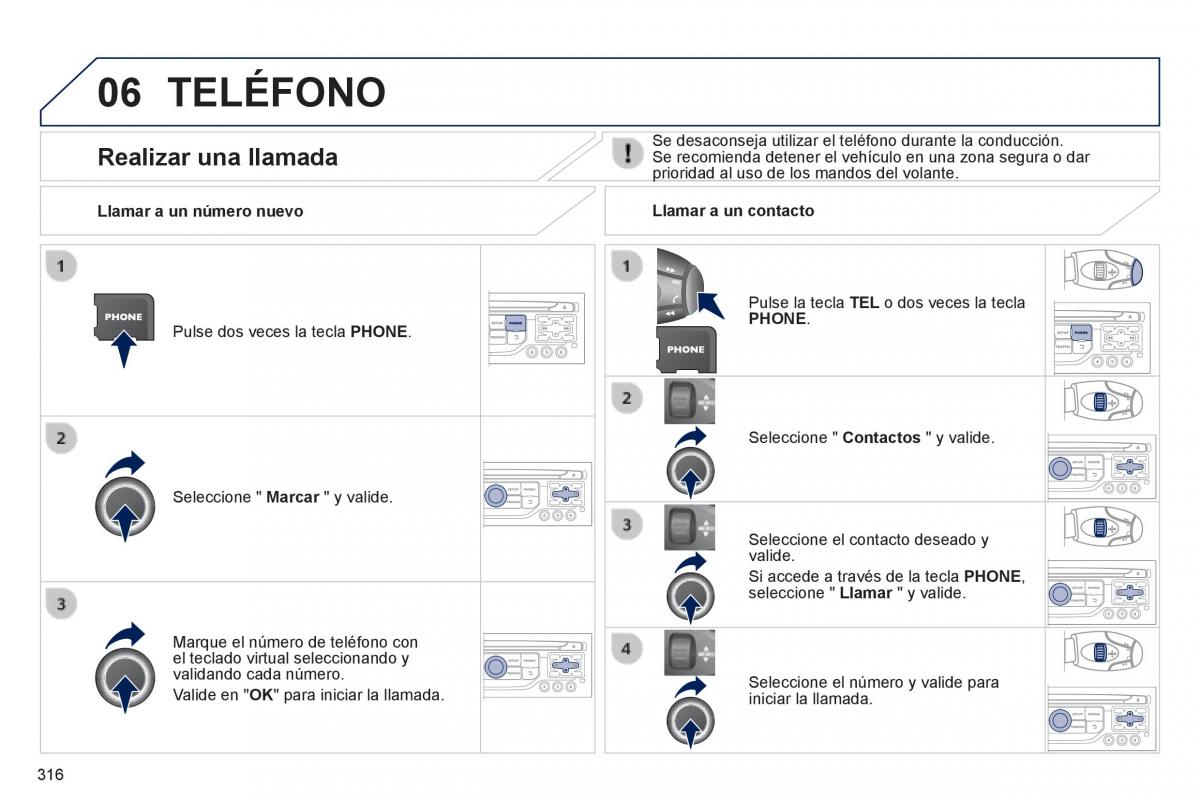 Peugeot 3008 Hybrid manual del propietario / page 318