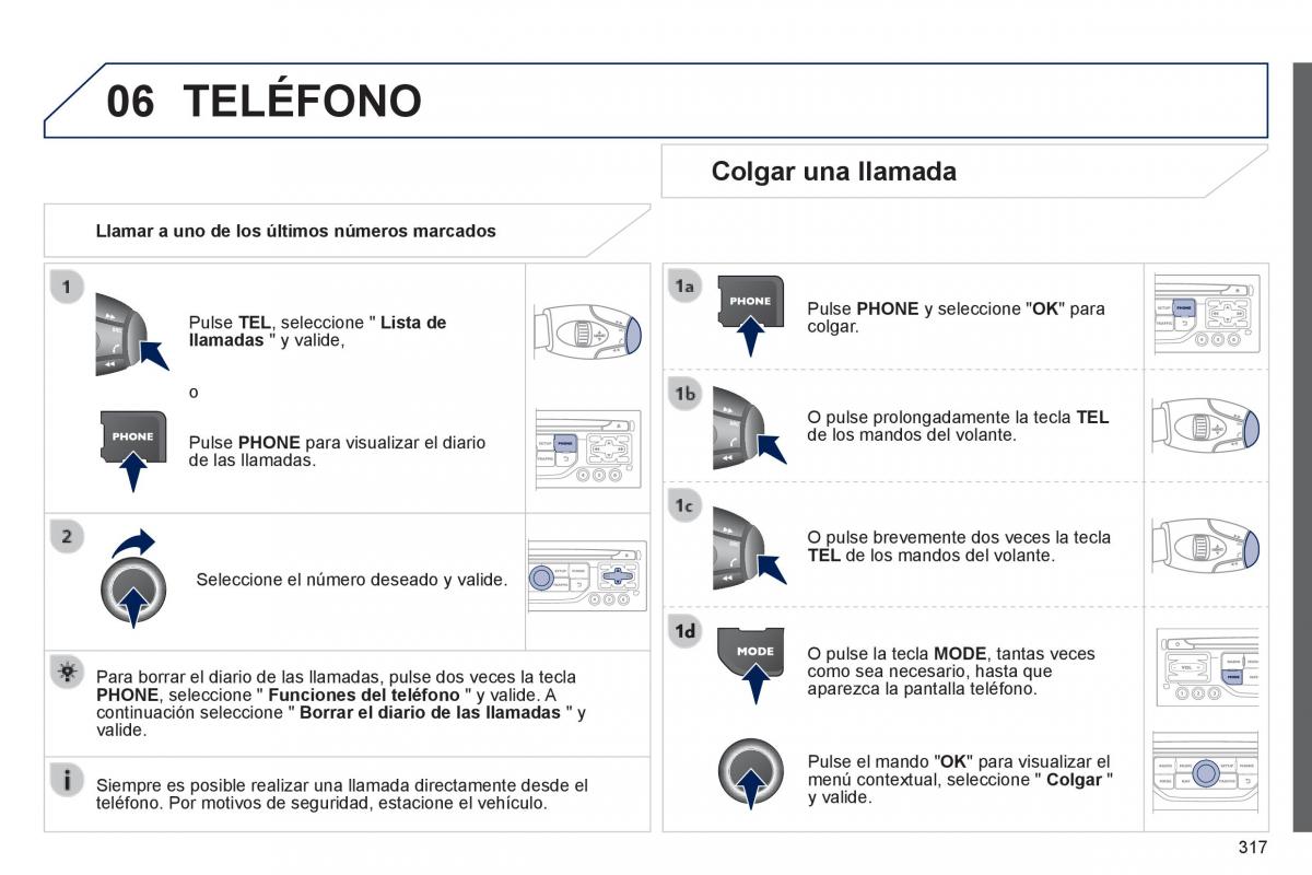 Peugeot 3008 Hybrid manual del propietario / page 319