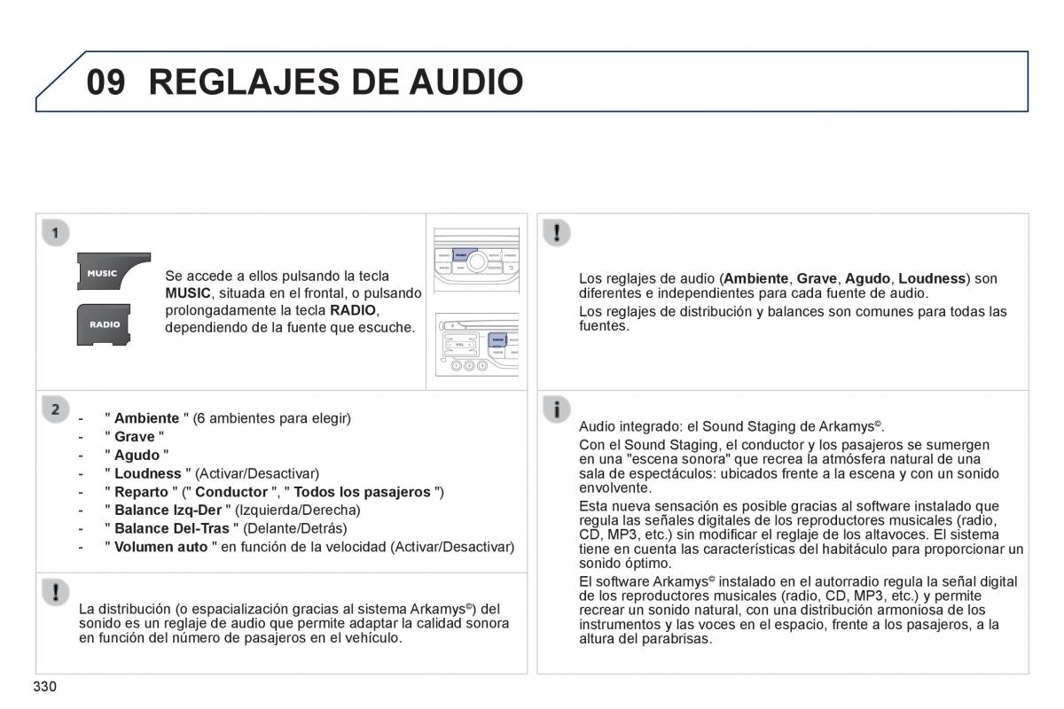 Peugeot 3008 Hybrid manual del propietario / page 332