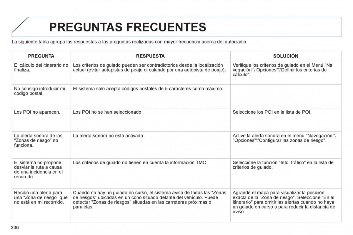 Peugeot 3008 Hybrid manual del propietario / page 338