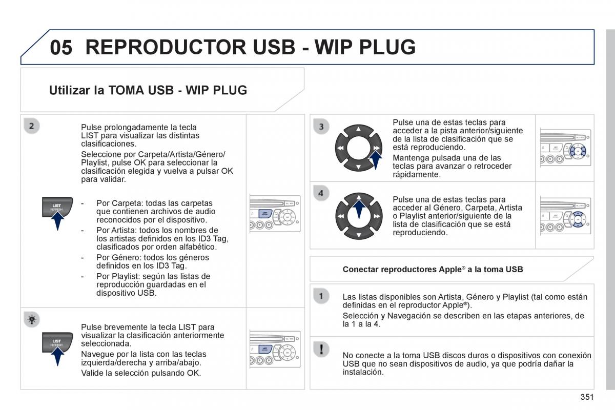 Peugeot 3008 Hybrid manual del propietario / page 353