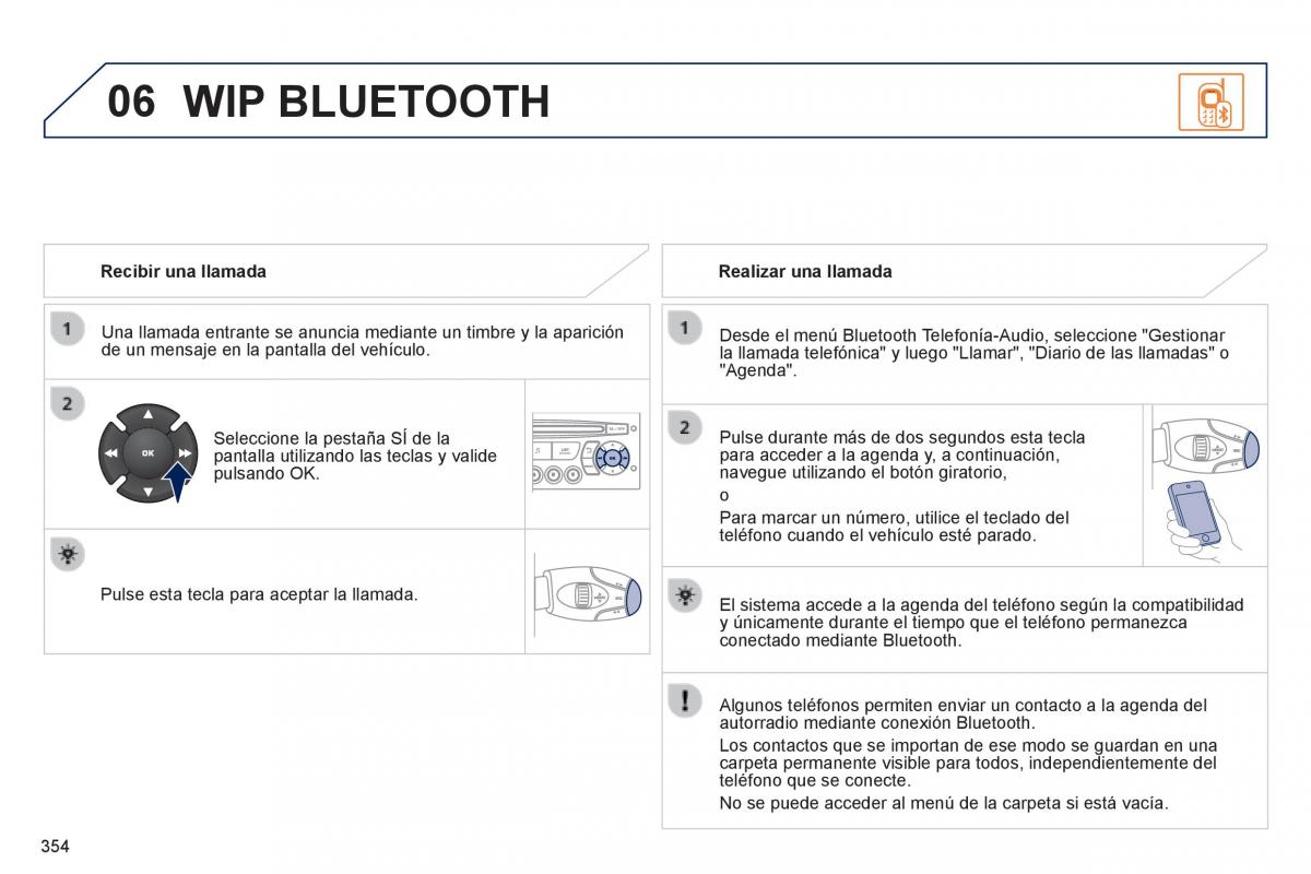 Peugeot 3008 Hybrid manual del propietario / page 356