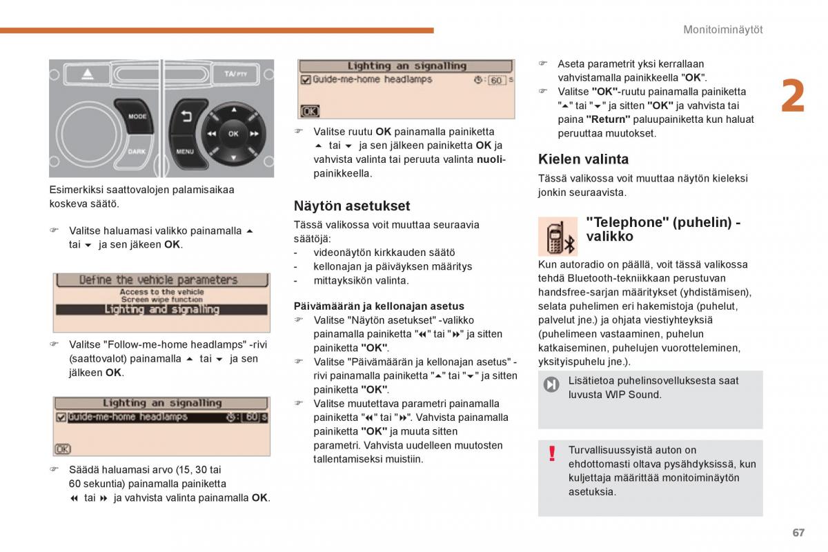 Peugeot 3008 Hybrid omistajan kasikirja / page 69