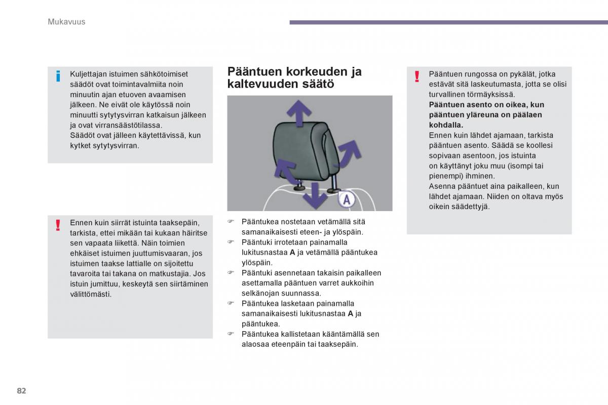 Peugeot 3008 Hybrid omistajan kasikirja / page 84