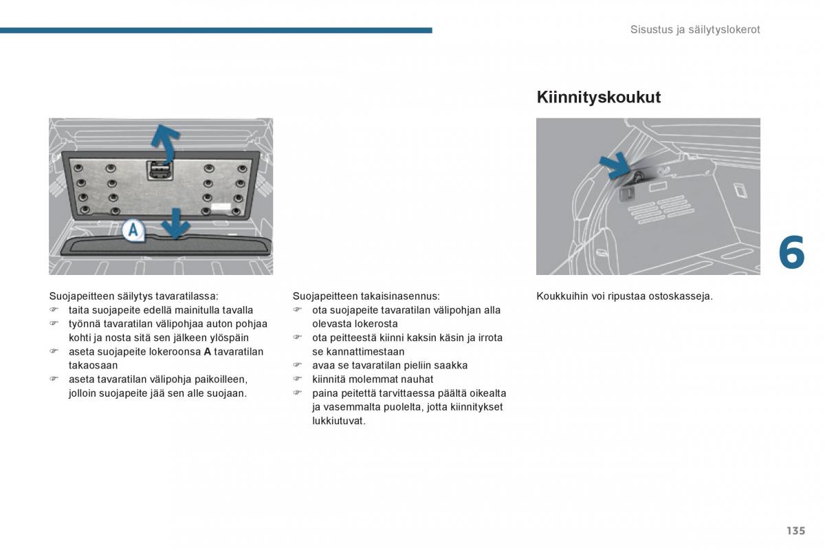 Peugeot 3008 Hybrid omistajan kasikirja / page 137