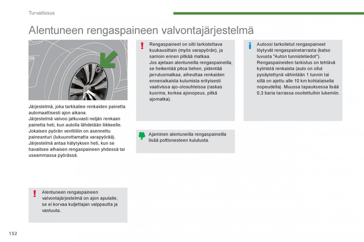 Peugeot 3008 Hybrid omistajan kasikirja / page 154