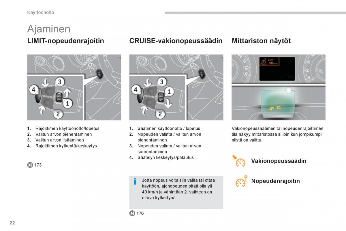 Peugeot 3008 Hybrid omistajan kasikirja / page 24