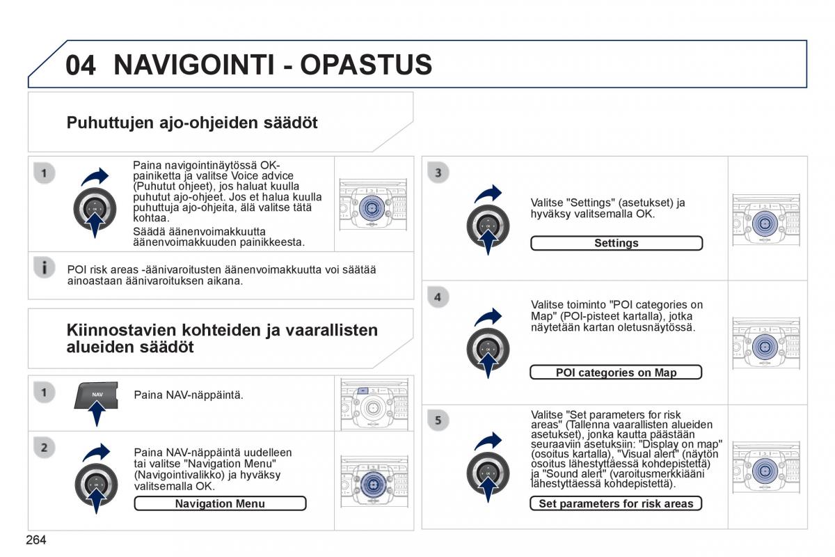 Peugeot 3008 Hybrid omistajan kasikirja / page 266