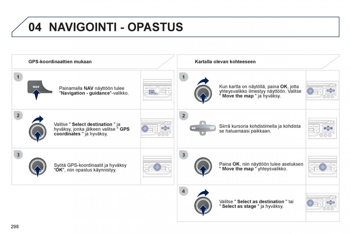 Peugeot 3008 Hybrid omistajan kasikirja / page 300