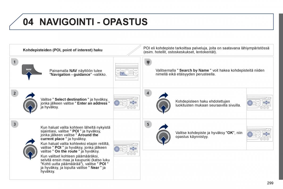 Peugeot 3008 Hybrid omistajan kasikirja / page 301