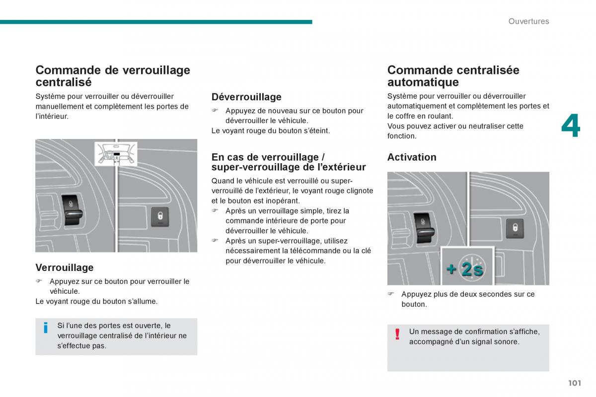 Peugeot 3008 Hybrid manuel du proprietaire / page 103