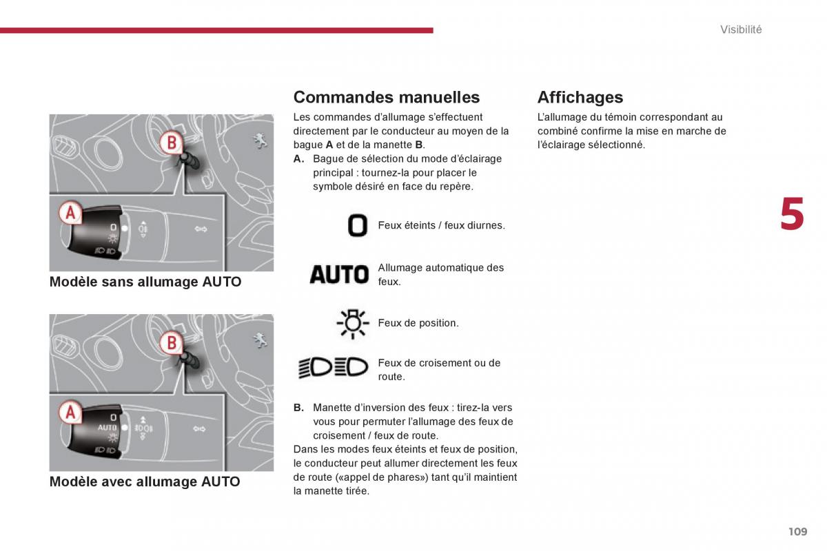 Peugeot 3008 Hybrid manuel du proprietaire / page 111