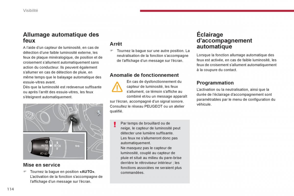 Peugeot 3008 Hybrid manuel du proprietaire / page 116