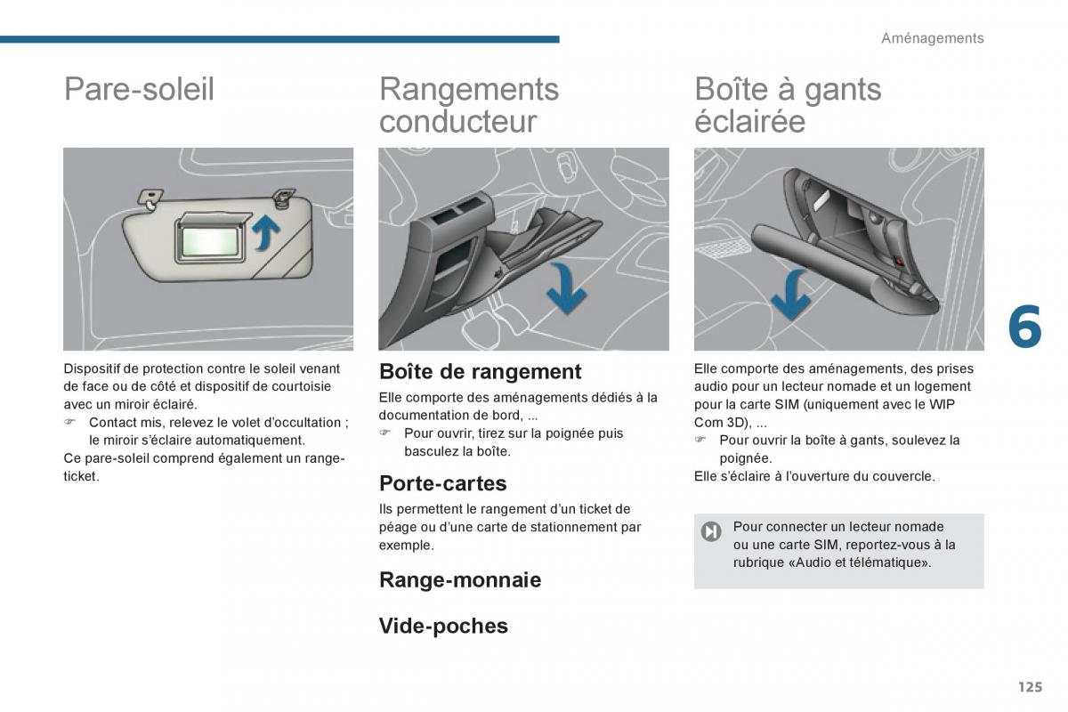 Peugeot 3008 Hybrid manuel du proprietaire / page 127