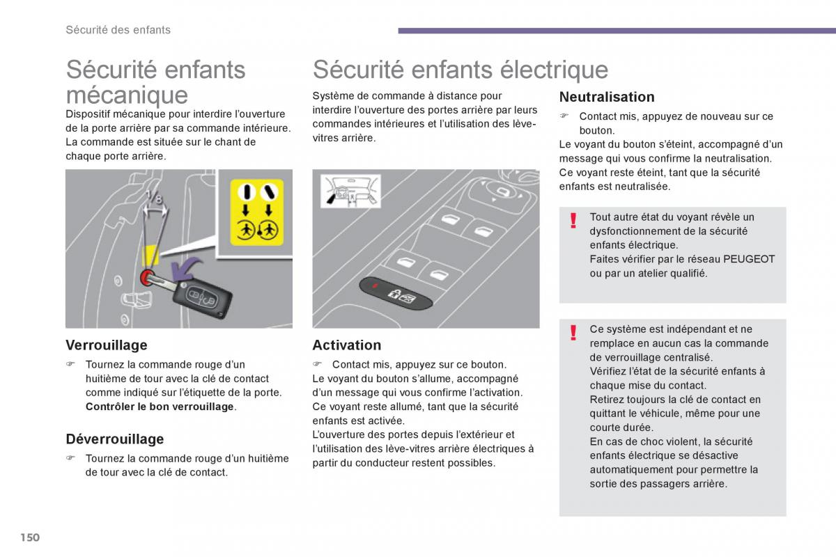 Peugeot 3008 Hybrid manuel du proprietaire / page 152