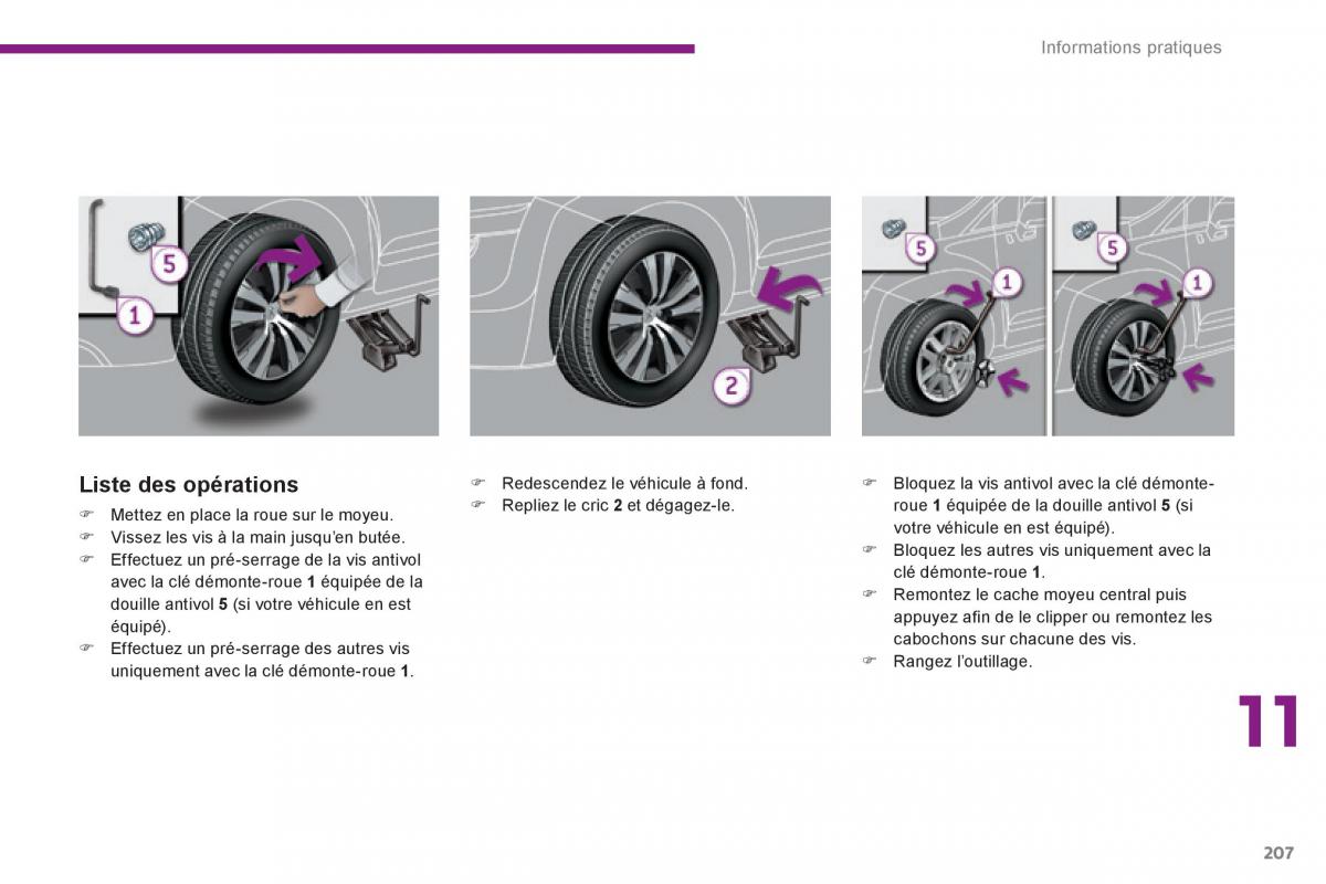 Peugeot 3008 Hybrid manuel du proprietaire / page 209