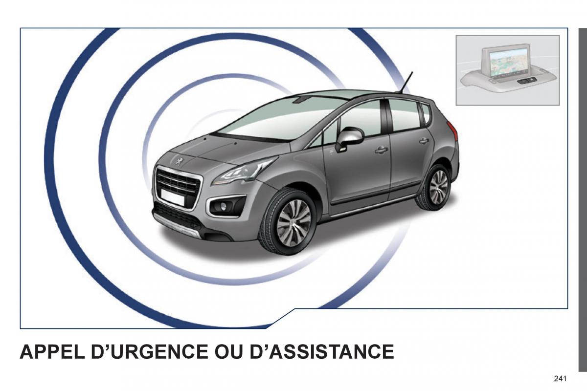 Peugeot 3008 Hybrid manuel du proprietaire / page 243