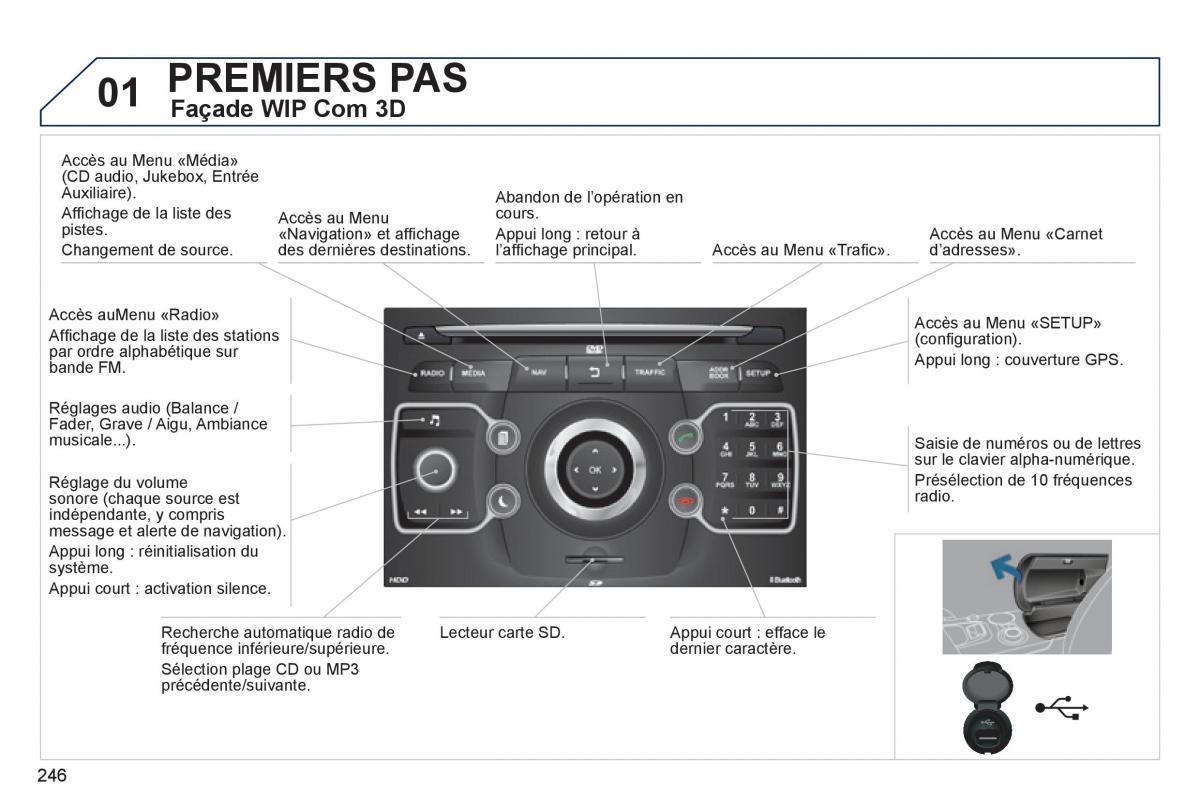 Peugeot 3008 Hybrid manuel du proprietaire / page 248