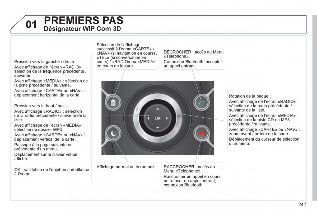 Peugeot 3008 Hybrid manuel du proprietaire / page 249