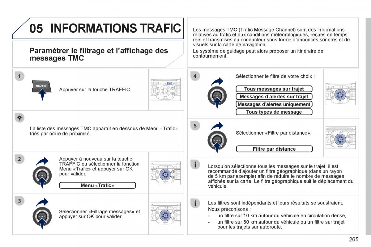 Peugeot 3008 Hybrid manuel du proprietaire / page 267