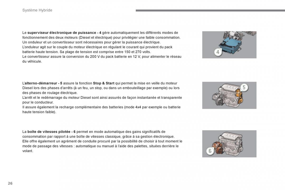 Peugeot 3008 Hybrid manuel du proprietaire / page 28