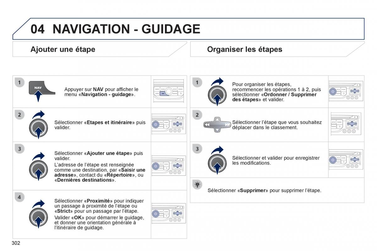 Peugeot 3008 Hybrid manuel du proprietaire / page 304